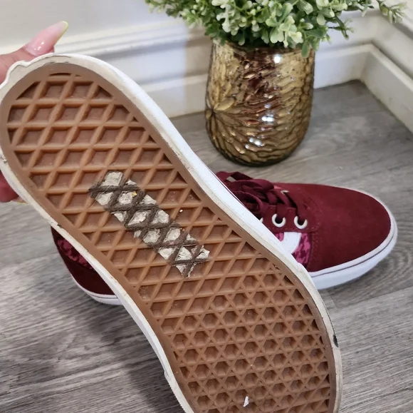 Vans Sk8-hi platform oldskool burgandy sneaker - Picture 6 of 7